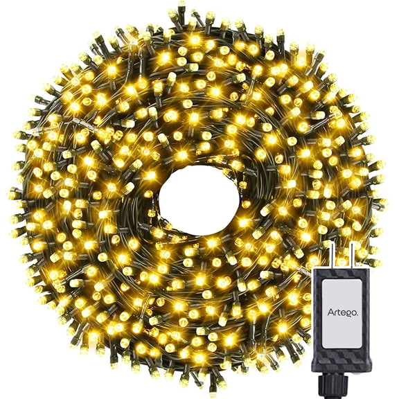 Luces serie 100 led interior exterior Decoración Navidad Artego  eventos bodas LED christmas string lights con temporizador