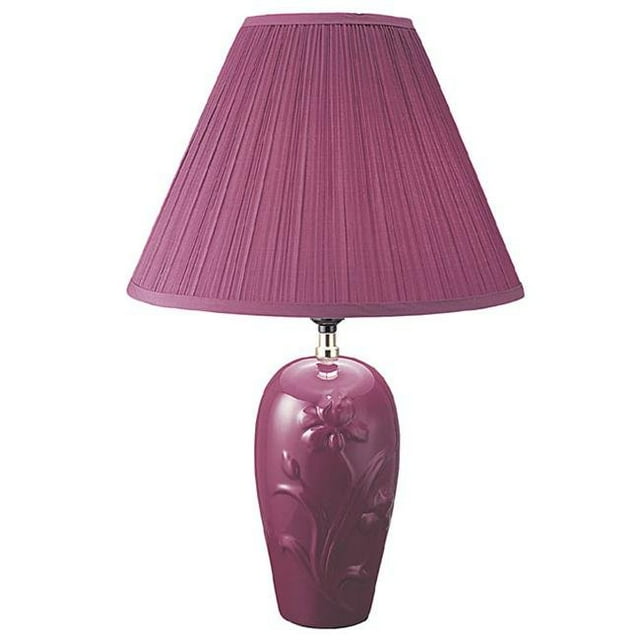 Lampe de Table en Céramique - Bordeaux
