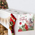 thumbnail image 3 of Rdsfhsp Christmas Table Runner, Farmhouse Burlap Xmas Table Runner 72 Inches Long Kitchen Dining Christmas Table Decorations for Indoor Outdoor Home Party Decor, 3 of 5