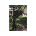 thumbnail image 4 of Gibraltar Mailboxes Stratford All-in-One, Medium, Plastic, Mailbox & Post Combo, Black, SC000B01, 4 of 4