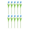 thumbnail image 5 of Kripyery 10Pcs Artificial Tulip Branch with Stem Realistic Reusable Home Wedding Party Faux Flower Floral Spring Decoration Photo Props, 5 of 8