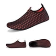 thumbnail image 5 of lnmuld Men Women Water Shoes Non Aqua Socks Solid Color for Beach Pool Surf Yoga Snorkeling Color:Red,Size:6, 5 of 6