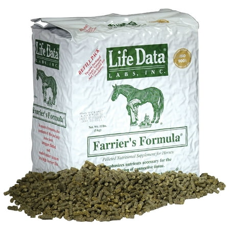 UPC: 0745680010115 | Farrier s Formula Refill Bag  11 lbs; Pelleted Hoof and Coat Supplement For Horses; Supplement Can Be Added As a Top Dressing On Regular Feed or Given Separately; 30 Days Supply