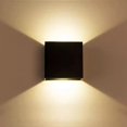 thumbnail image 3 of Dolity Wall Light Warm White Waterproof Black Shell LED Energy Saving 10x5x10cm, 3 of 9