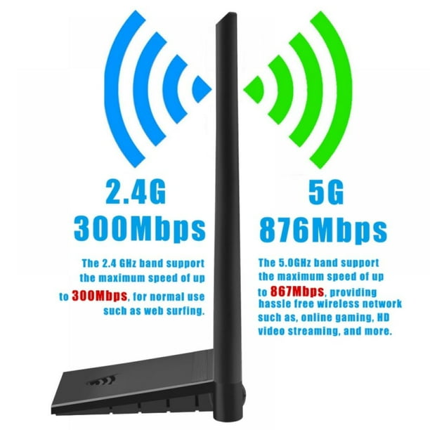 USB 3.0 WiFi Adapter 1200Mbps 2.4GHz 5GHz Wireless LAN Network Card Wi