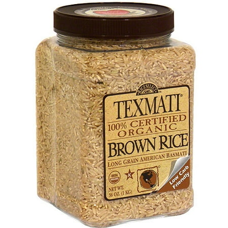 Texmati Organic Brown Rice, 32 oz (Pack of 4)