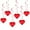 A_Base#872, variant on Valentine's Day Heart-Shaped Foil Swirl Decorations: 6-Pack Pre-Strung Red Hanging Pendants for Romantic Parties, Anniversaries, and Festive Indoor/Outdoor Celebrations