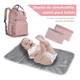 thumbnail image 3 of Pañalera Mochila Bebe 7pz Malubero, Rosa Claro, 3 of 5