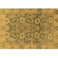 thumbnail image 1 of Ahgly Company Indoor Rectangle Abstract Brown Modern Area Rugs, 6' x 9', 1 of 4