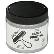 Sax True Flow Water Soluble Block Printing Ink - 16 Ounces - Silver