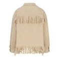 thumbnail image 3 of Pompotops Cardigan Aguichant Mode Femme Col en V Couleur Unie Manches Longues Décontracté Liquidation, 3 of 4