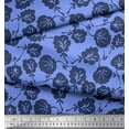 thumbnail image 3 of Soimoi Cotton Poplin Fabric Artistic Floral Print Sewing Fabric Yard 56 Inch Wide, 3 of 3
