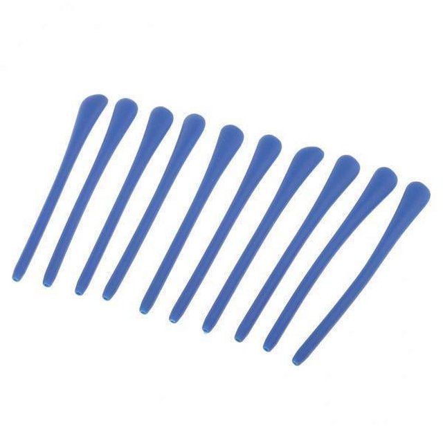 3x10 Piezas De Silicona Para Gafas, Puntas De Extremo De Patillas, Tubos De Repuesto Para Calcetines, Color Azul