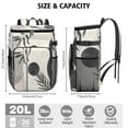 thumbnail image 3 of Floral Cooler Backpack - 20L Insulated Leakproof Bag, Aesthetic Room Decor for Outdoor Adventures, 3 of 5