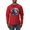 Red, variant on Colorful Labrador Retriever Animal Lover Mens Long Sleeve Shirt