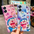 thumbnail image 4 of Para Realme C55 NFC 2023 Funda De Teléfono Softcase Nuevo Estilo Moda 3D Bolsa De Aire Lindo Doraemon Cubierta Trasera Correa De Muñeca Titular Del REALMEC55 RealmeC55NFC, 4 of 4