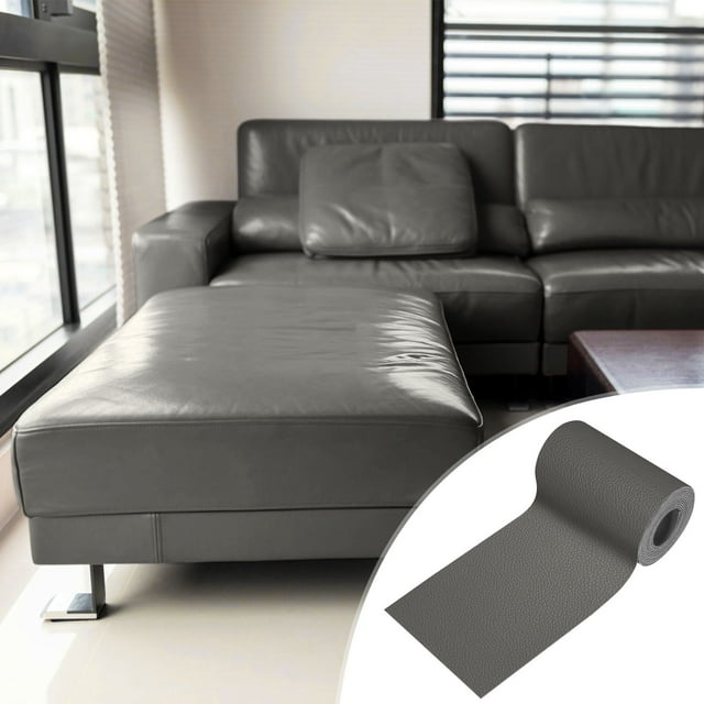 Fiudx Parche de Piel Sintética, Kit de Reparación Autoadhesivo, Versátil, para Muebles y Sofás, Solución Rápida para Asientos de Coche y Chaquetas, Ideal para El Hogar y La Oficina, Solución Duradera