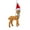 A, variant on LSLJS Christmas Decorations,Deer Figurines Toy,Cute Deer with Red Hat Christmas Props Creatures Figurines Miniature Doll,Hanging Ornaments Christmas Scene Decoration Gift for Friends