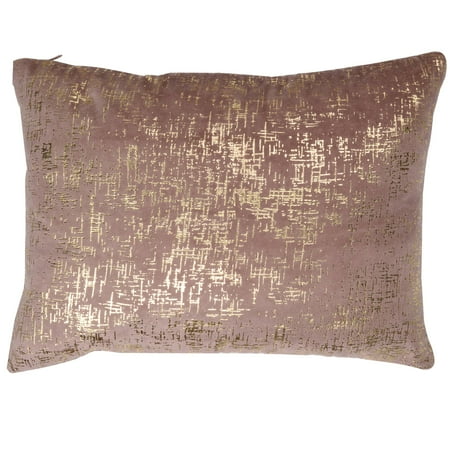 A & B Home A Home Dashiell Silver Beaded Throw Pillow, Dark Pink, 14