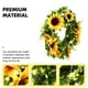 thumbnail image 2 of KAKOWELY 1 guirnalda de girasoles LED, lámpara decorativa para boda, color amarillo, 2 of 5
