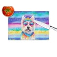 thumbnail image 5 of Westie Hippie Dawg Glass Cutting Board Large 12 in x 15 in, 5 of 5