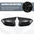thumbnail image 4 of Unique Bargains Pair Rear View Mirror Cover Overlay Black Carbon Fiber Pattern for INFINITI Q50 Q60 Q70 Mirror Guard Cap, 4 of 7