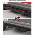 thumbnail image 3 of M optimized Running Boards Compatible with 2019-2025 Dodge Ram 1500 Crew Cab, Steel Rock Sliders for 2019 2020 2021 2022 2023 2024 Ram 1500 New Body Supercrew Cab Only, 3 of 5