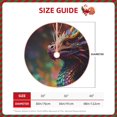 thumbnail image 2 of Salouo Rainbow Scales Fantasy Dragon Christmas Tree Skirt 36" Farmhouse Christmas Decorations Snowman Xmas Tree Skirt Tree Mat for Holiday Party Decor, 2 of 8