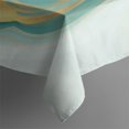 thumbnail image 2 of Teal Gold Marble Rectangle Tablecloth 60"x120",Waterproof Polyester Rectangle Table Cloth, Wipeable Spillproof Polyester Tablecloth for Dining, Camping, Indoor and Outdoor, 2 of 5