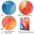 thumbnail image 3 of Designart "Chromatic Facets Of Multicolor Cubism" Cubism Floater Framed Wall Art Living Room, 3 of 5