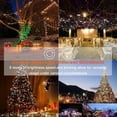 thumbnail image 5 of Morttic 33FT 100 LEDs String Lights,Black Wire Waterproof Fairy Lights 8 Modes ,Plug in Xmas Lights for Home, Garden, Wedding, Party, Christmas Decoration Indoor Outdoor,Multicolor, 5 of 7