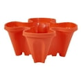 thumbnail image 2 of DYNWAVECA Stackable Vertical Gardening Planter Strawberry Planting Pot for Kitchen Patio High Performance - Red, 2 of 7