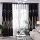 thumbnail image 3 of Cortinas opacas con estampado de hojas, decoración para balcón de dormitorio, 39,37 x 98,43 pulgadas, 3 of 8