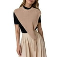 thumbnail image 1 of WEIYLL Womens Tops Solid Color Triangular Shawl Small Layered Khaki Ladies Fall Tops ,One Size, 1 of 4