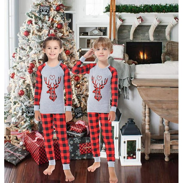 Christmas pj top sale