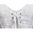 thumbnail image 4 of Corset Top With Straps Sexy Floral Corset And Bustiers Jacquard Overbust Corset Plus Size, 4 of 5