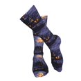 thumbnail image 4 of Honeii Mystery House Halloween Night Print Calf Socks Sports Socks Seamless Toe, Trouser Socks,Knee High Long Socks for Women and Men-One Size, 4 of 8