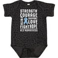thumbnail image 3 of Inktastic ALS Awareness Strength Courage Support Boys or Girls Baby Bodysuit, 3 of 5