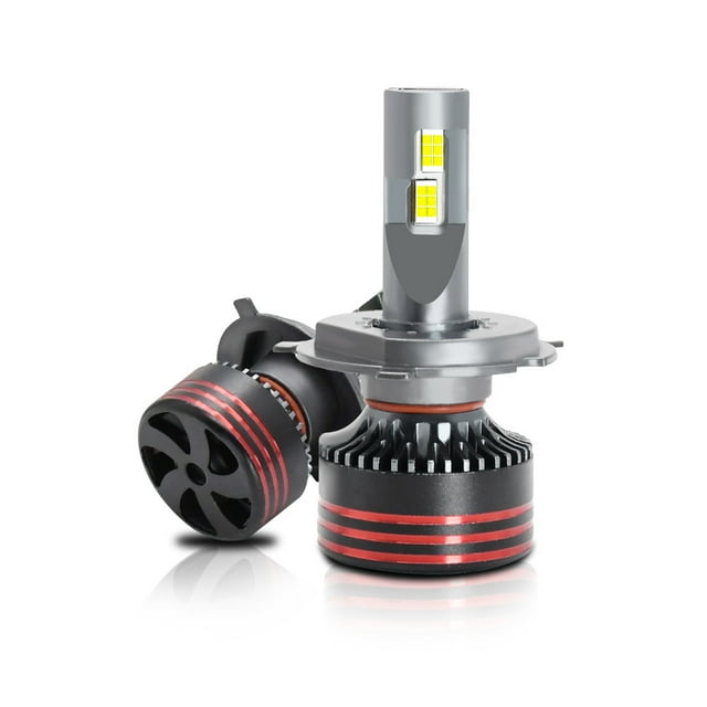 A3 LED Ampoules 10-32V 60W 6000LM 6000K Haute Luminosité Phare Conversion Kit IP68Pack de 2