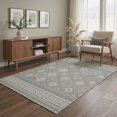 thumbnail image 6 of GENIMO 2'x3' Boho Area Rug, Machine Washable Non Slip Low Pile Rug for Entryway Front Door Kitchen Bathroom, Dusty Gray, 6 of 6