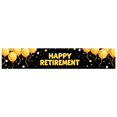 thumbnail image 3 of Black Background Happy Retirement Banner with Golden Balloons and Stars Party Decorations Retirement Party Backdrop Photography Props Decor for Celebrations, 3 of 4