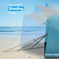 thumbnail image 6 of Beach Umbrella Tent with Sand Anchor & Carry Bag, Sunula Pop up Beach Tent Sun Shelter with UPF 50+ Sun Protection, Easy to Open Storage, Perfect for Sand Holiday Vacation Camping Sport Event, Blue, 6 of 9