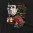 thumbnail image 2 of Star Trek Men's Chief Engineer Scott T-shirt Small Black, 2 of 7