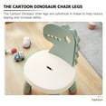 thumbnail image 2 of 3pcs Ergonomic Design Kids Step Stool Cartoon Dinosaur Plastic Toddler Chair, 2 of 8