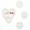 thumbnail image 3 of Unique Bargains Ceramic Jewelry Tray Decorative Trinket Dish Organizing Jewelry Box White, 3 of 7