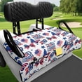 thumbnail image 3 of Yuyamidu Butterfly Golf Cart Seat Covers with Pockets 250 Years USA Flag Golf Cart Seat Towel Blanket foior Club Car Seats Covers Golf Cart Accessories Decor, 3 of 7