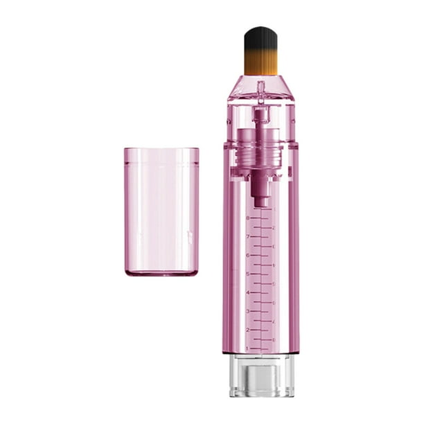 Cepillo masajeador para el cuero cabelludo, aplicador para el cabello, peine líquido multifunción, aceite para el cuero cabelludo. Rosa