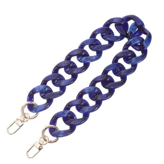 LOLIPPYY Stylish Multi Color Acrylic Purse Chain Strap Detachable Lightweight Handbag Accessory