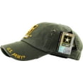 thumbnail image 3 of US ARMY Vintage Distressed Washed Cotton Baseball Cap, 3 of 5