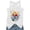 X_White, variant on Wang6 Women Plus Size Loose Fit Tank Tops Causal Floral Printed Sleeveless Summer Tops Crew Neck Racerback Workout Shirts Graphic Tees White XL